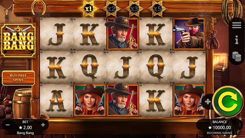 Il gameplay della slot machine Bang Bang