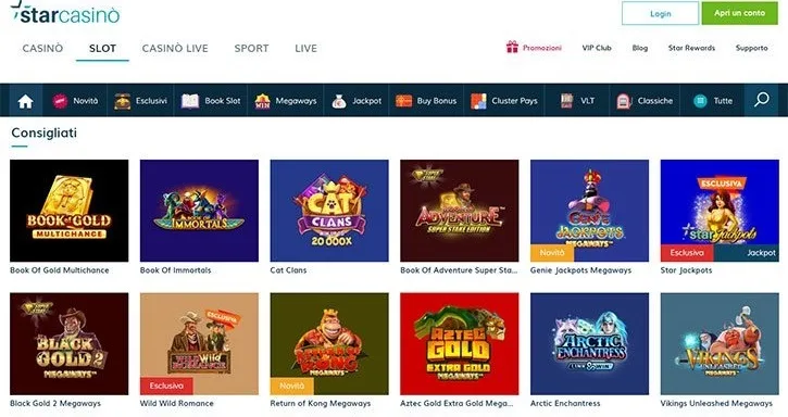 StarCasino slots