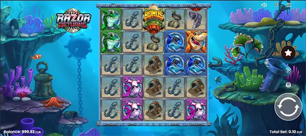 Jeu bonus sous-marin